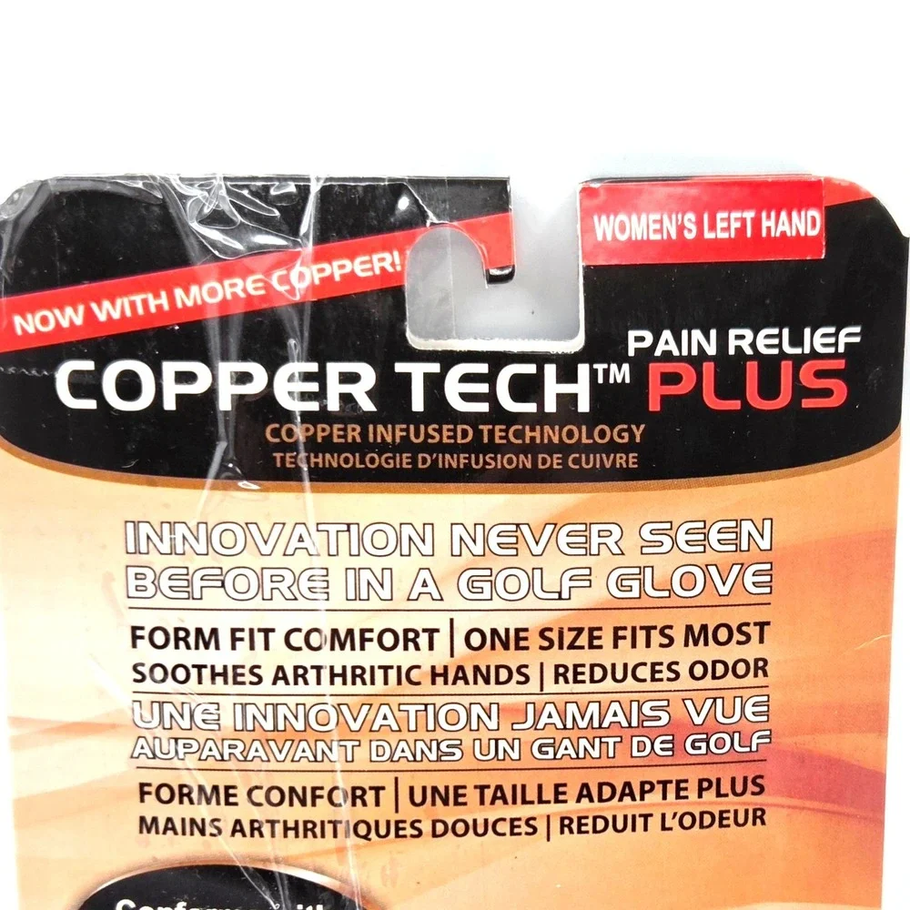 Copper Tech + Ladies Golf Glove Women's Copper Compression LeftHand